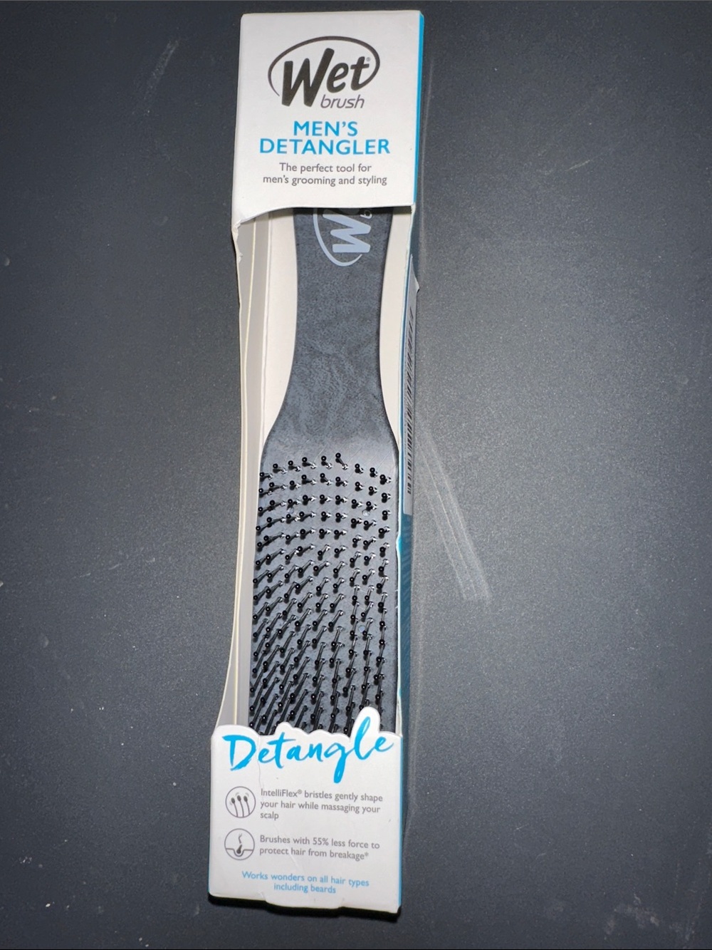 Wet Brush Men's Detangler Hair Brush - Black